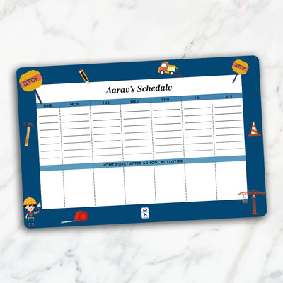 Little Builder Schedule Planner