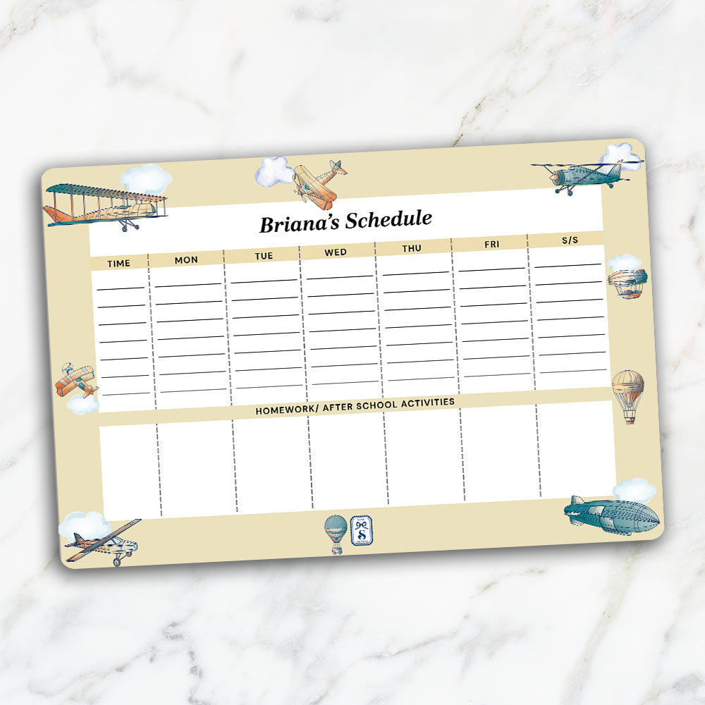 Transport Kids Schedule Planner