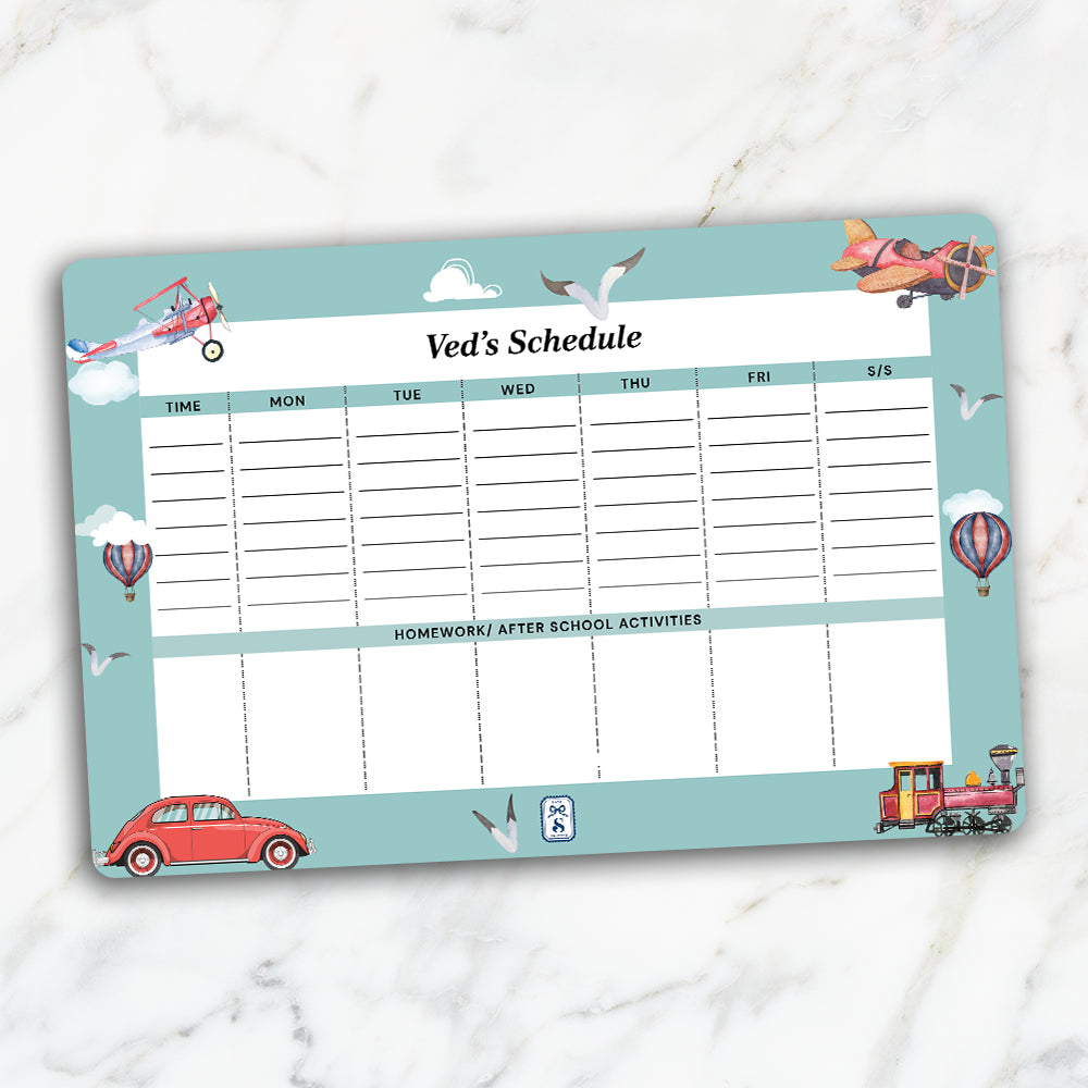 Transport Kids Schedule Planner