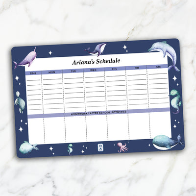 Midnight Ocean Schedule Planner