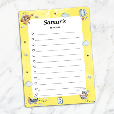 Teddy's Flight To-Do List