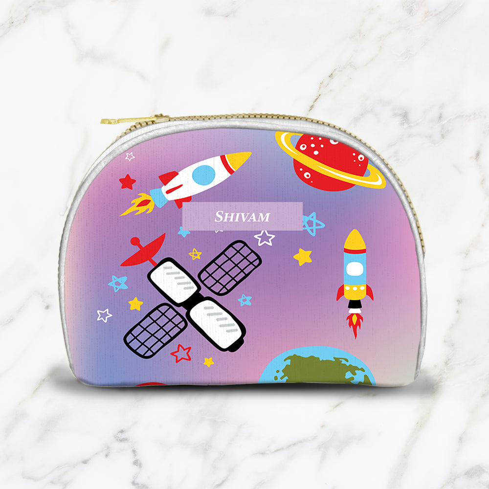 Space Satellites Kids Pouch