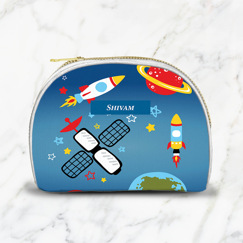 Space Satellites Kids Pouch