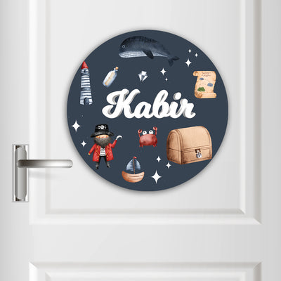 Treasure Island Name Plate (Round)