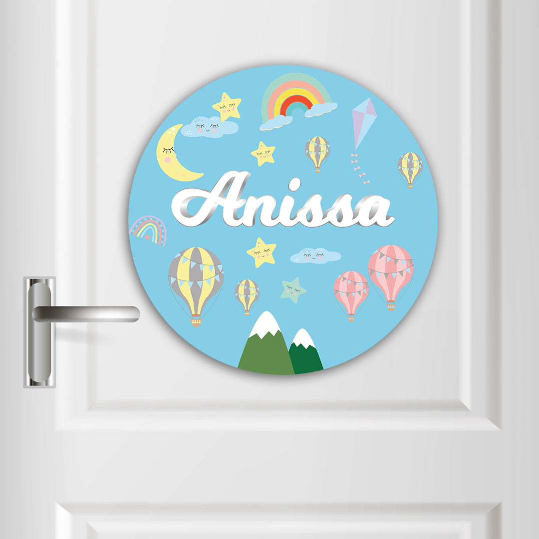 Rainbow Magic Name Plate (Round)