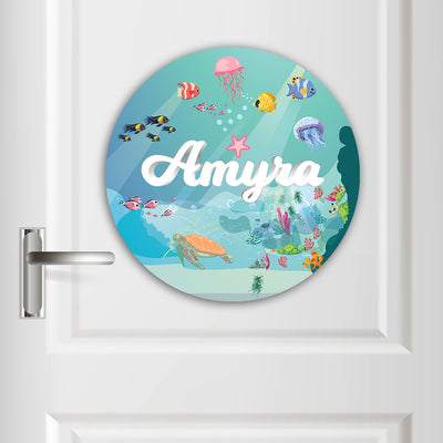 Ocean Bed Name Plate (Round)