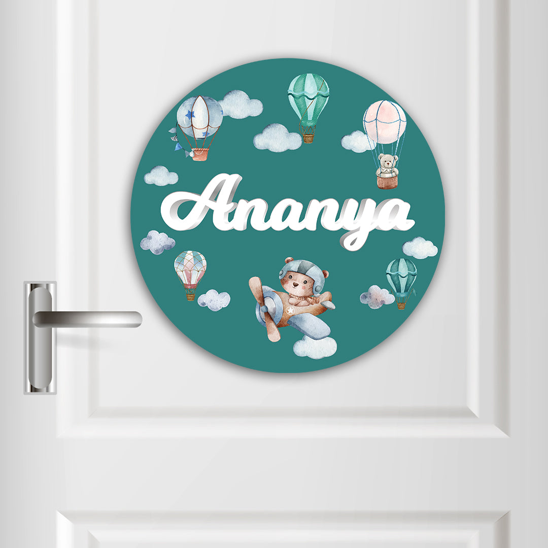 Infinite Sky Name Plate (Round)