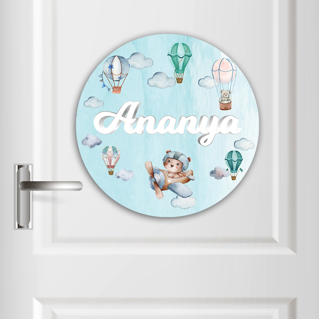 Infinite Sky Name Plate (Round)