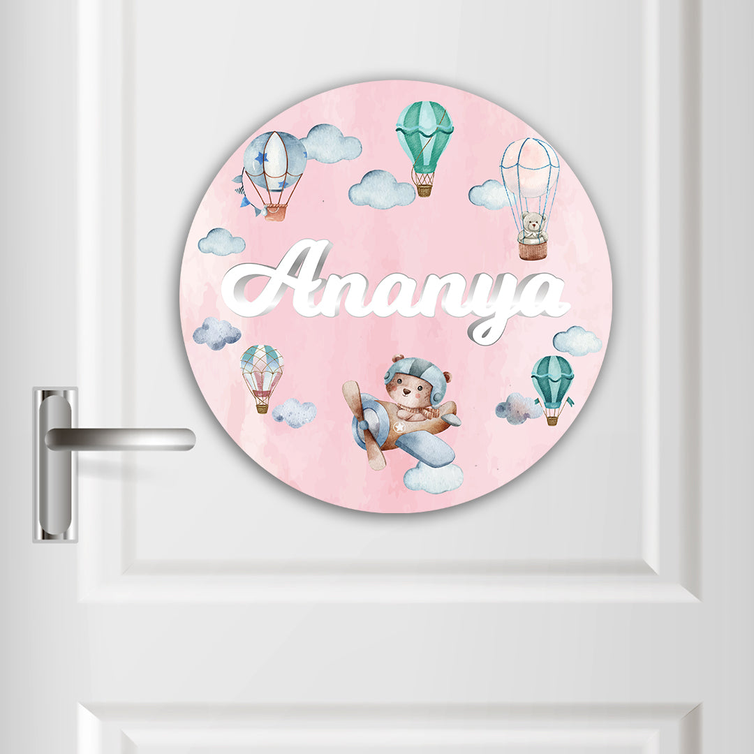 Infinite Sky Name Plate (Round)