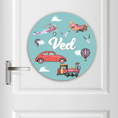 Transport Name Plate (Round)