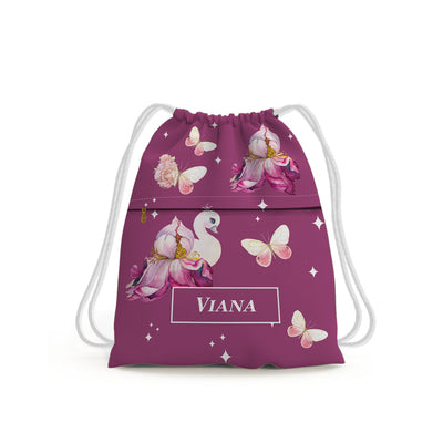 Butterfly Swan Blossom Swim Bag