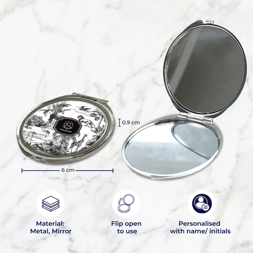 Savanna Noir Compact Mirror