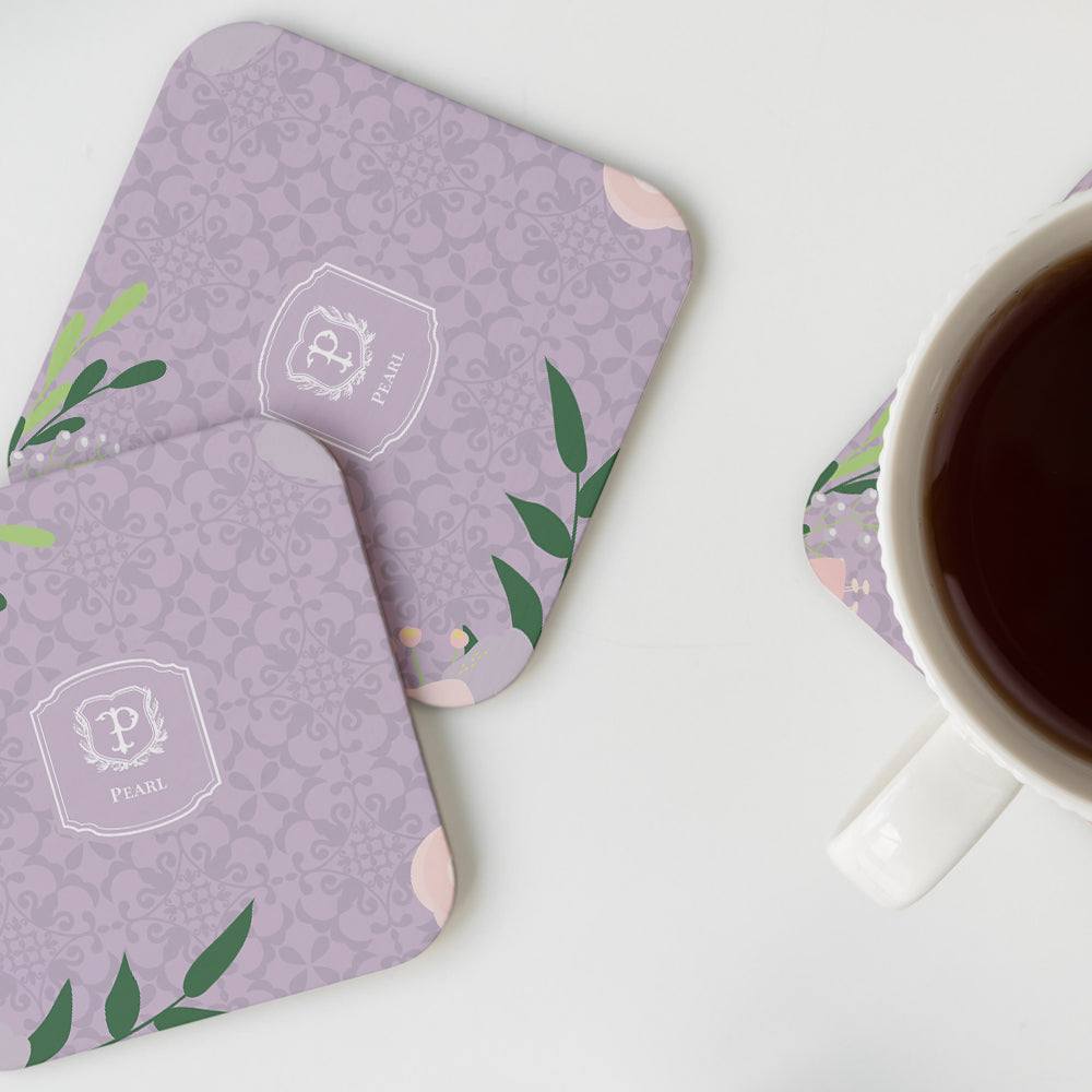 Royal Bloom Coasters