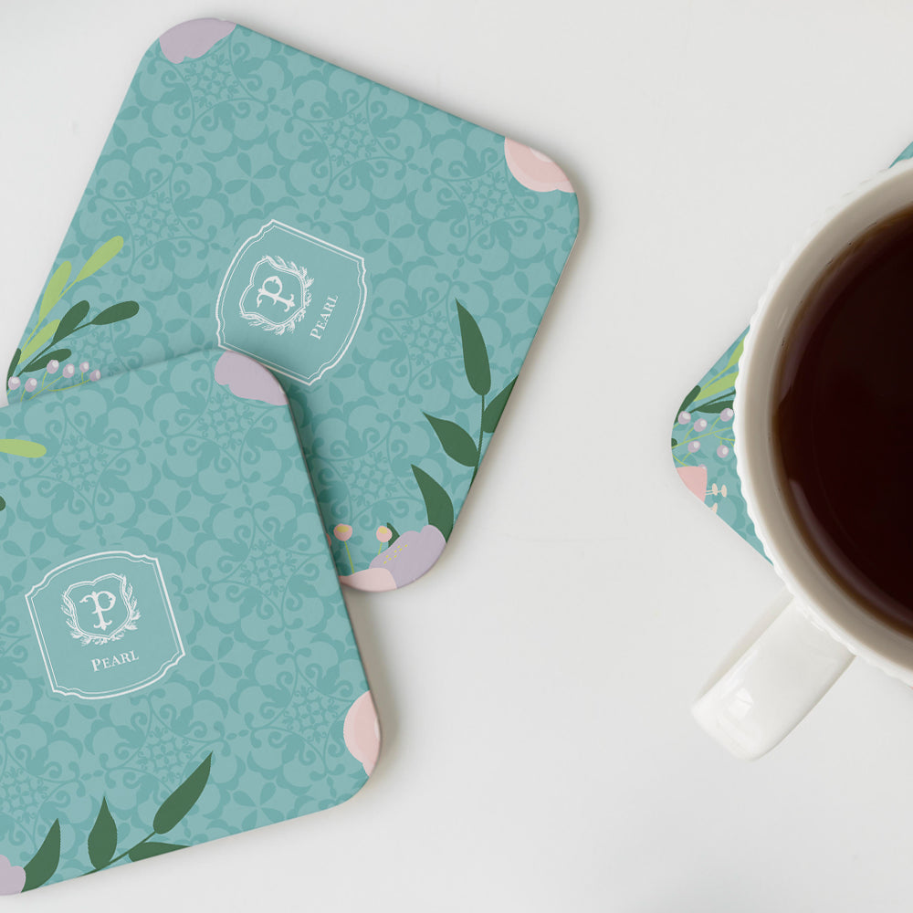 Royal Bloom Coasters