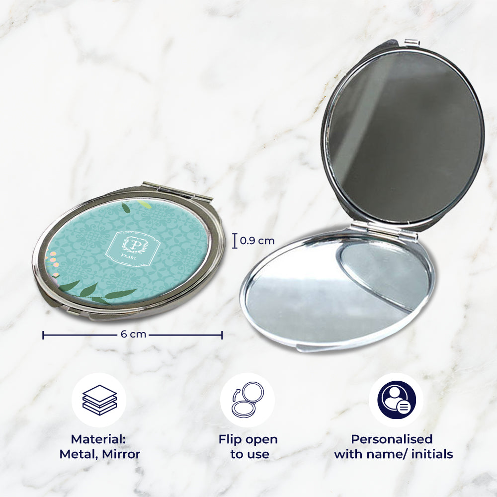 Royal Bloom Compact Mirror