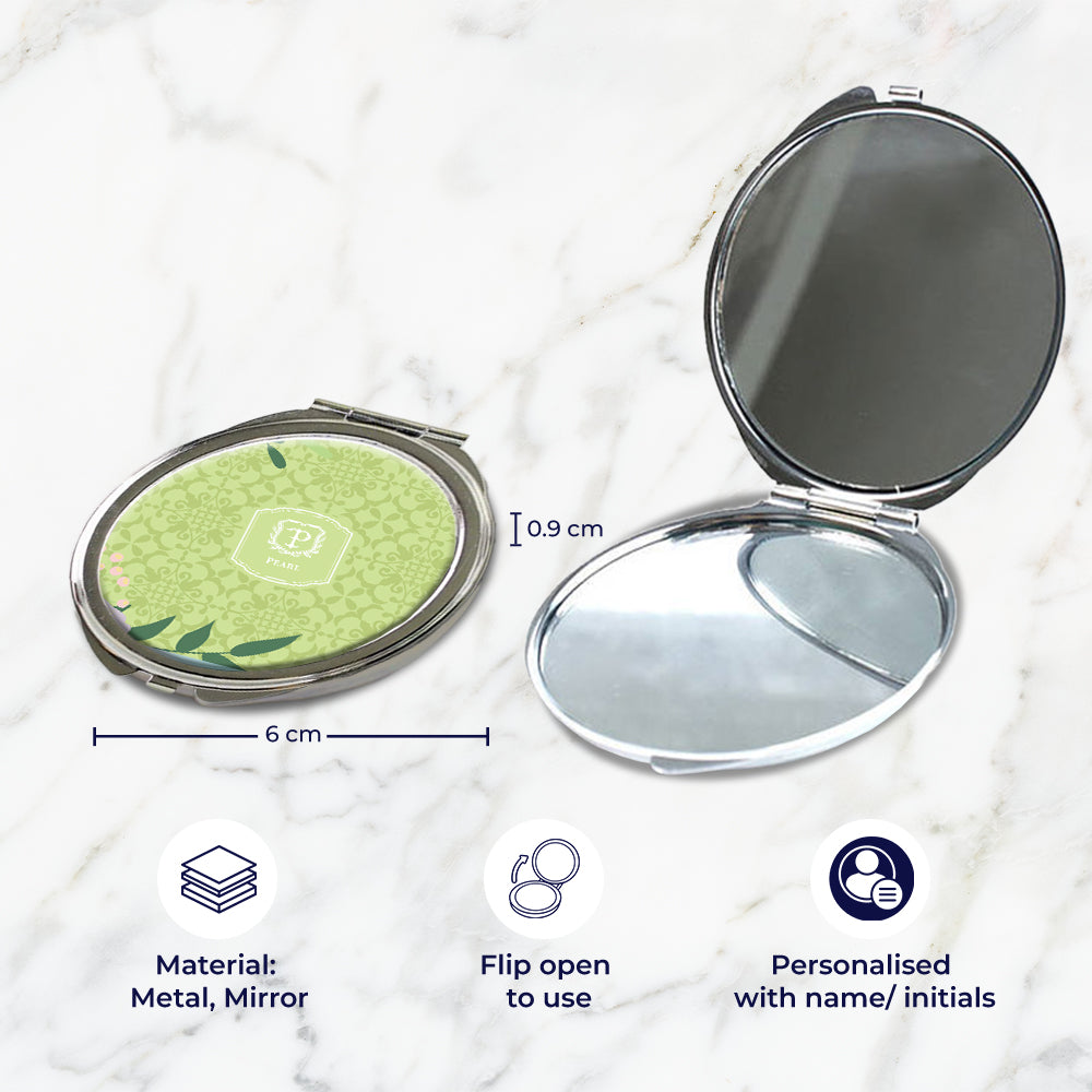 Royal Bloom Compact Mirror