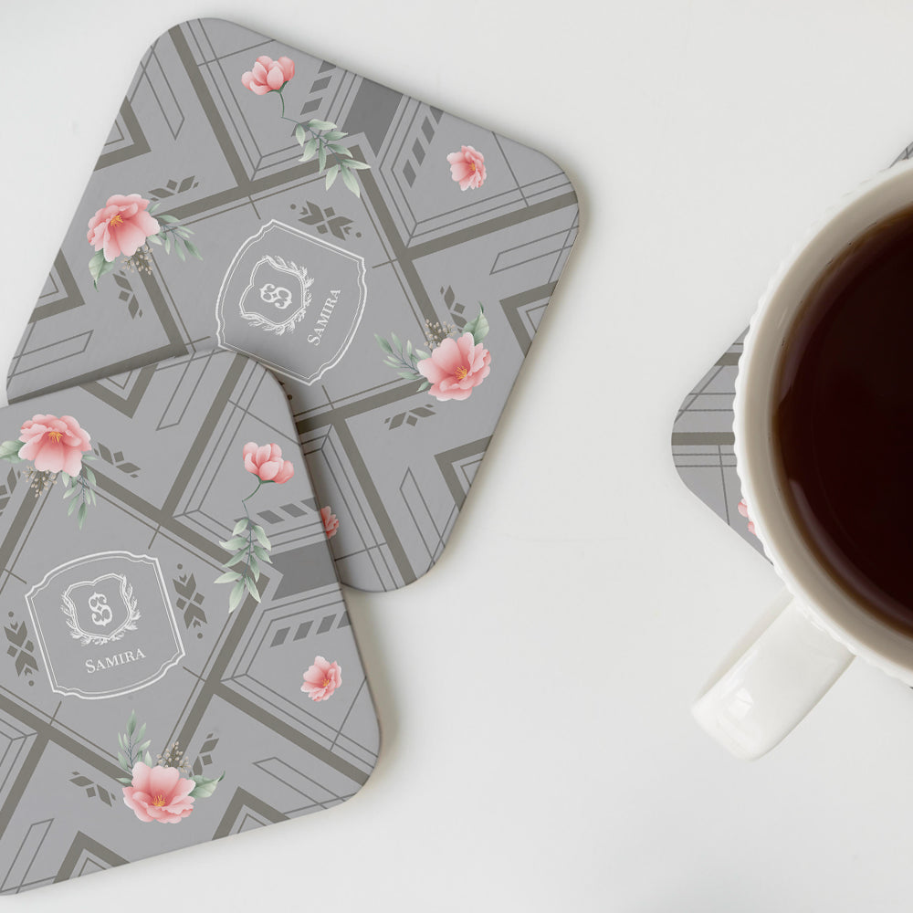 Deco Bloom Coasters