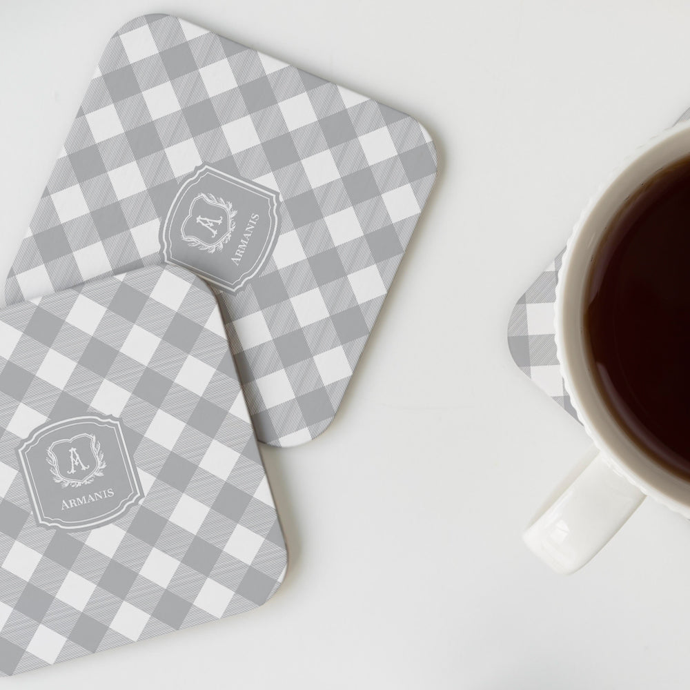 Gingham  Coasters