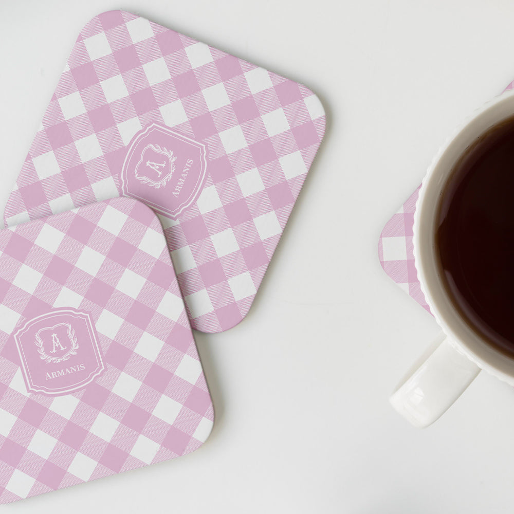 Gingham  Coasters