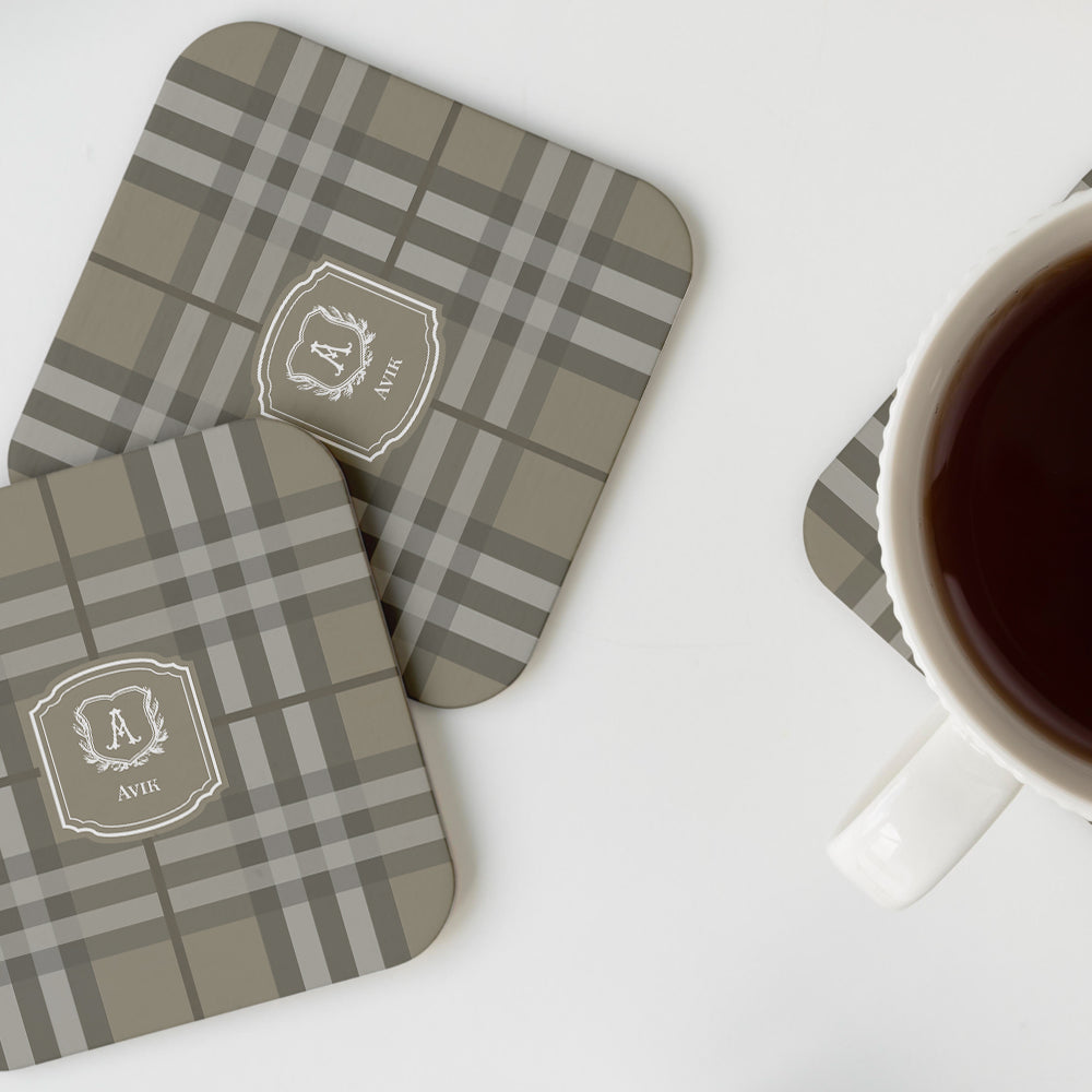 Plaid Coasters