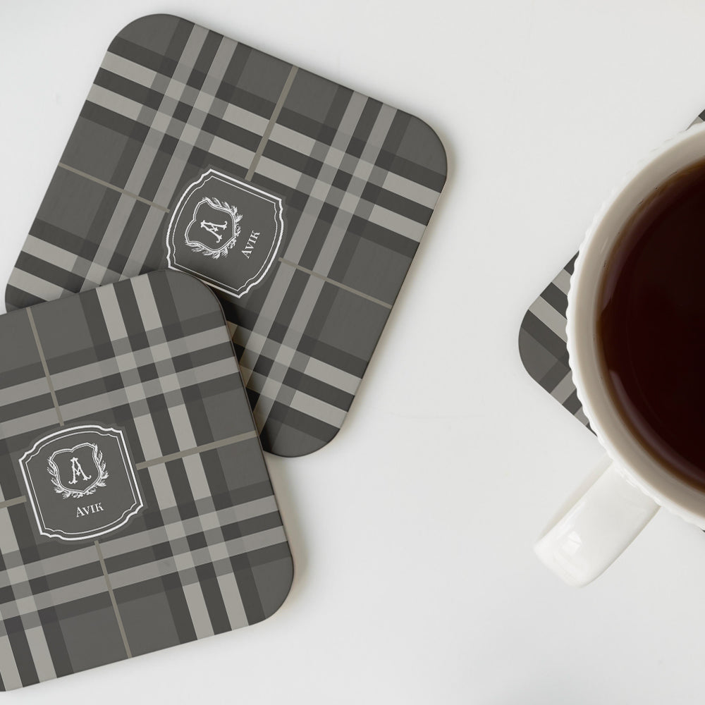 Plaid Coasters