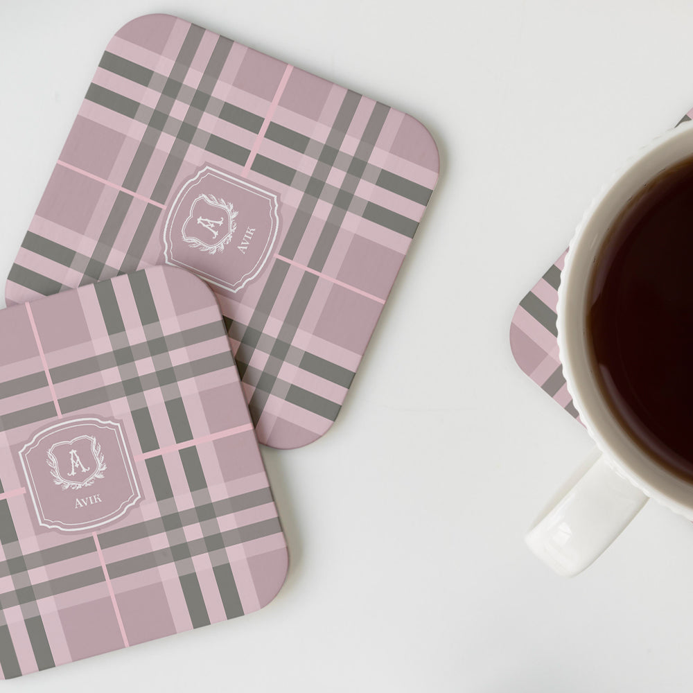 Plaid Coasters