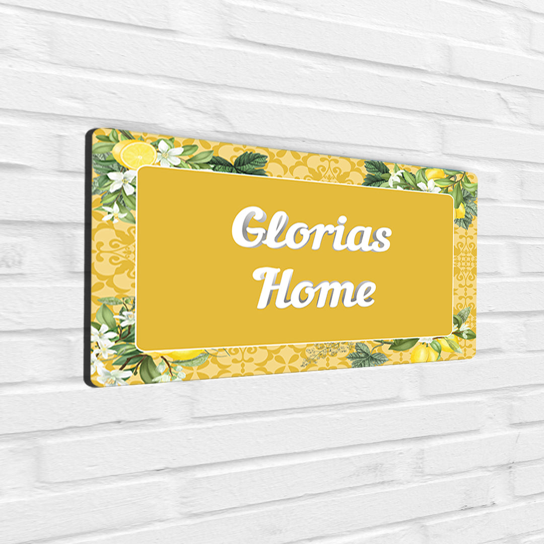 Lemon Grove Name Plate - Standard