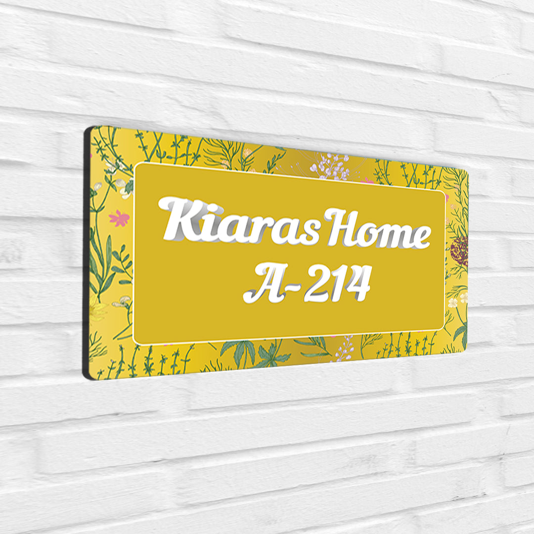 Wildbloom Name Plate - Standard