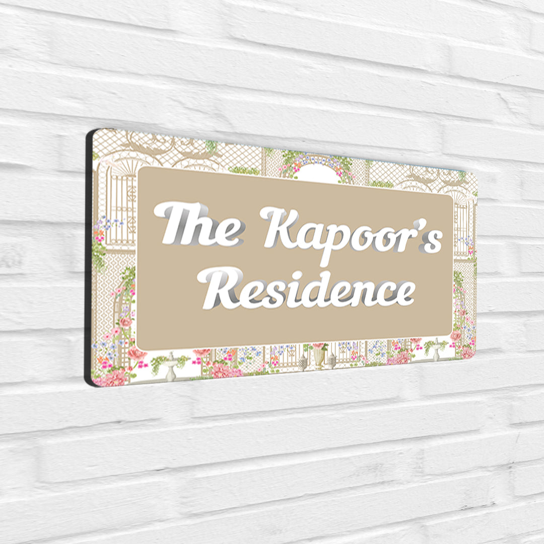 Secret Garden Name Plate - Standard