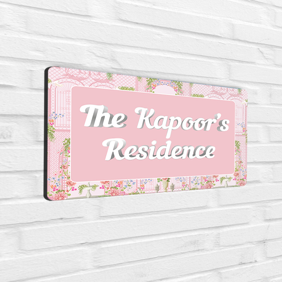 Secret Garden Name Plate - Standard