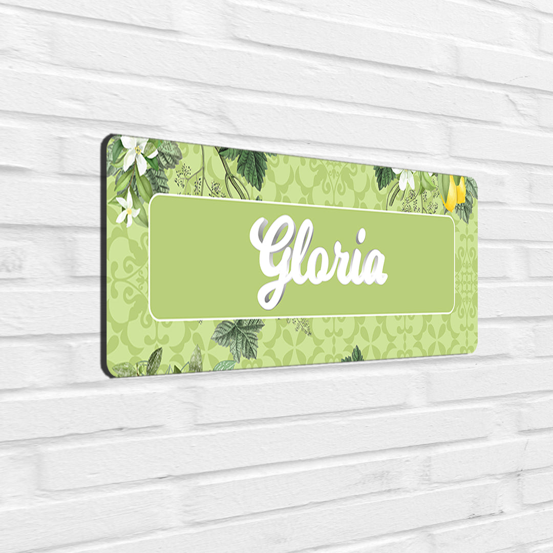 Lemon Grove  Name Plate - Petite