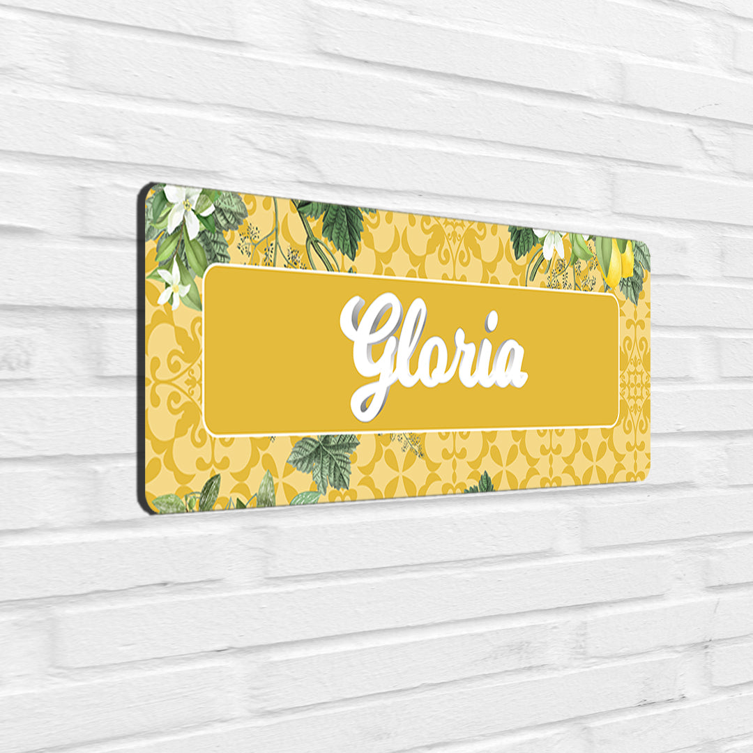 Lemon Grove  Name Plate - Petite