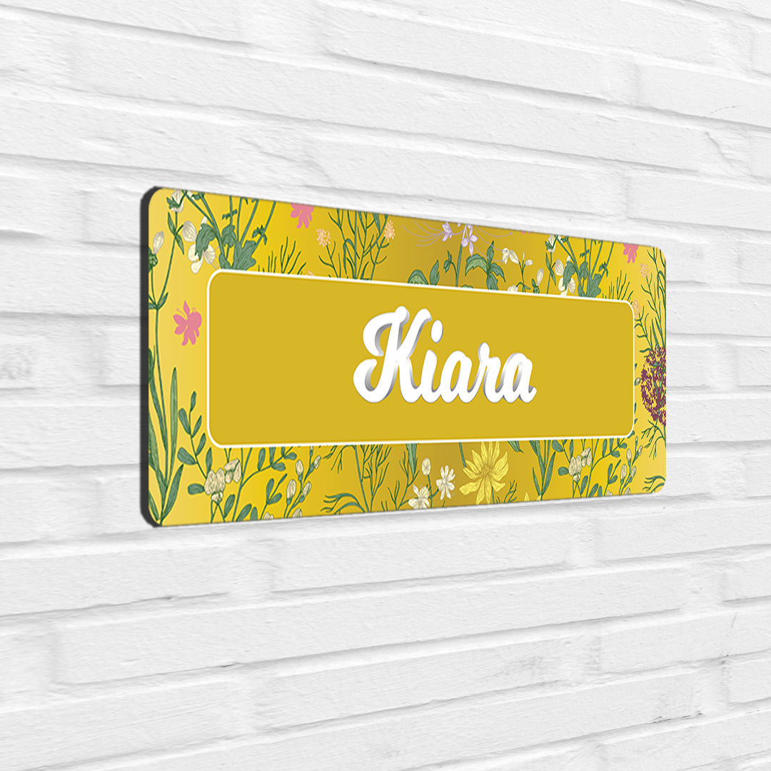 Wildbloom Name Plate - Petite