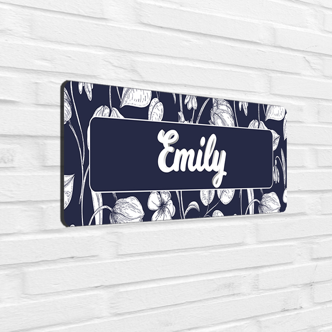 Ink Botanica Name Plate - Petite