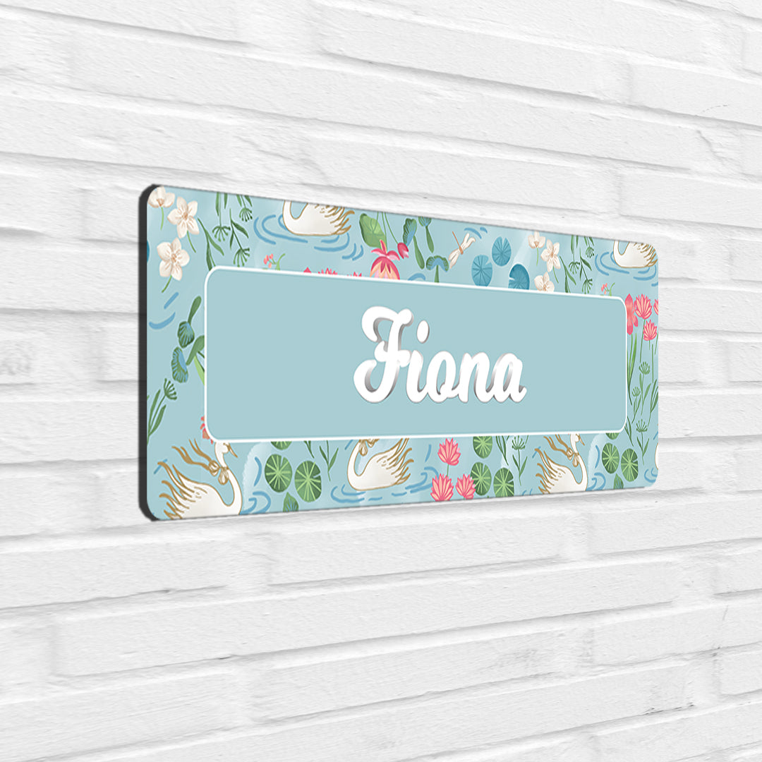 Swan's Lake Name Plate - Petite