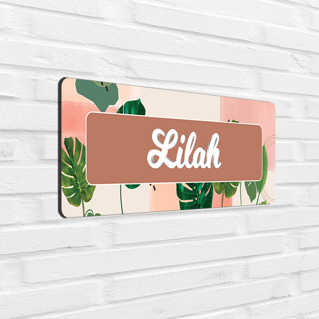 Palmscape Name Plate - Petite