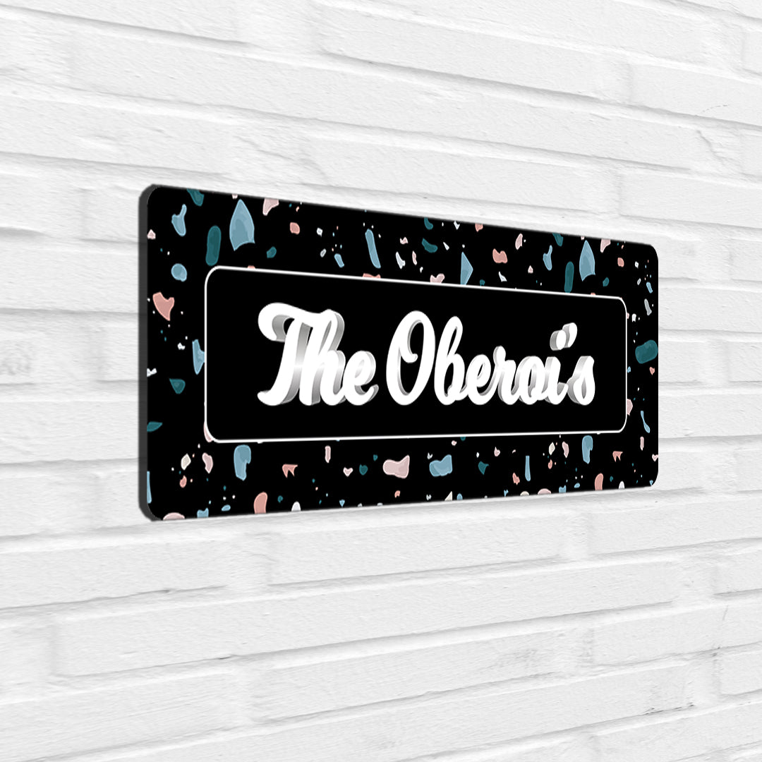 Terrazzo Name Plate - Petite