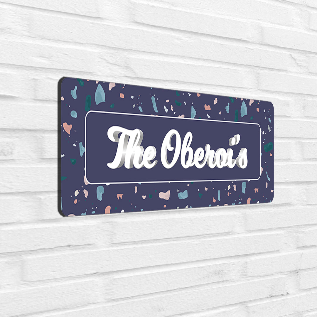 Terrazzo Name Plate - Petite