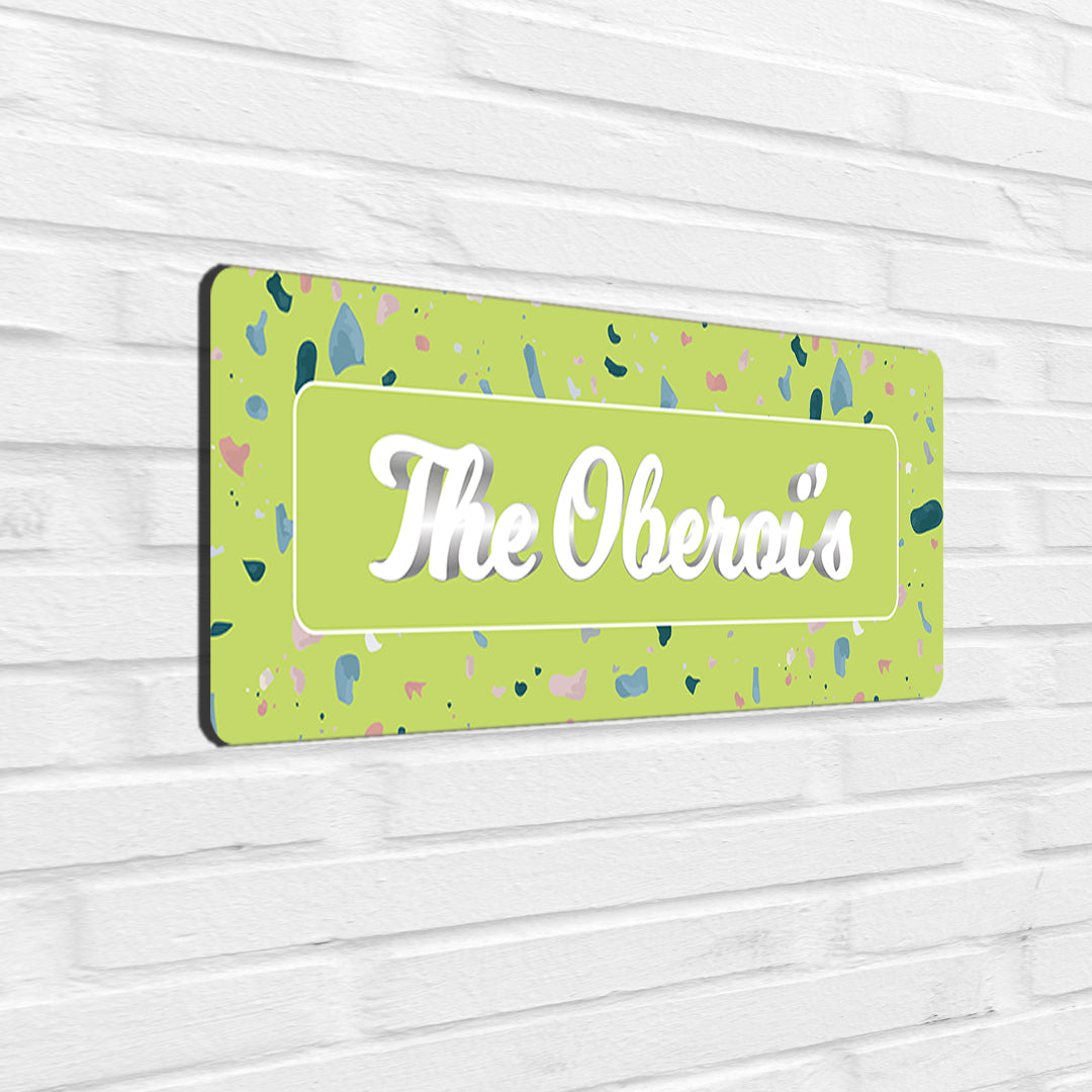 Terrazzo Name Plate - Petite