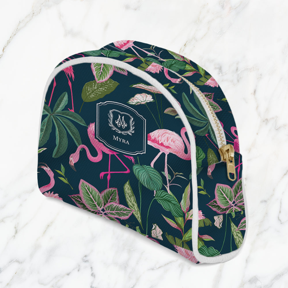 Flamingo Foliage Pouch