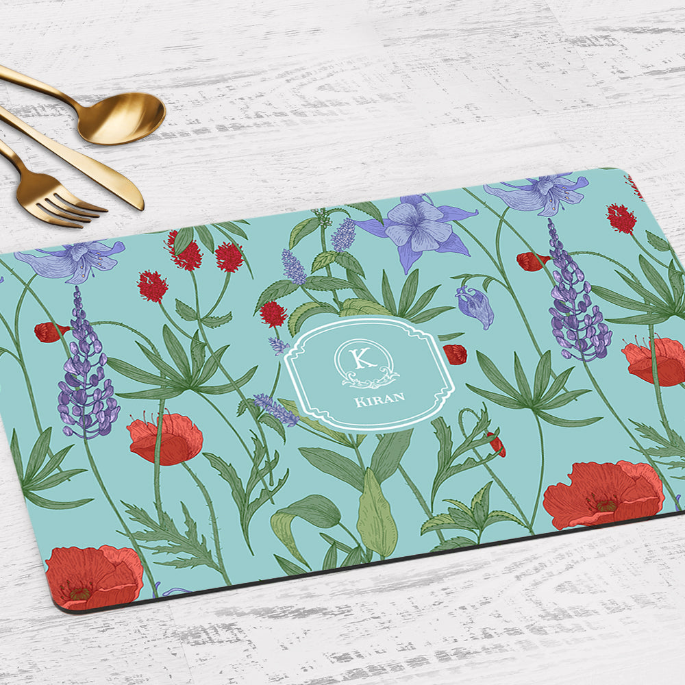 Scarlet Bloom Placemat