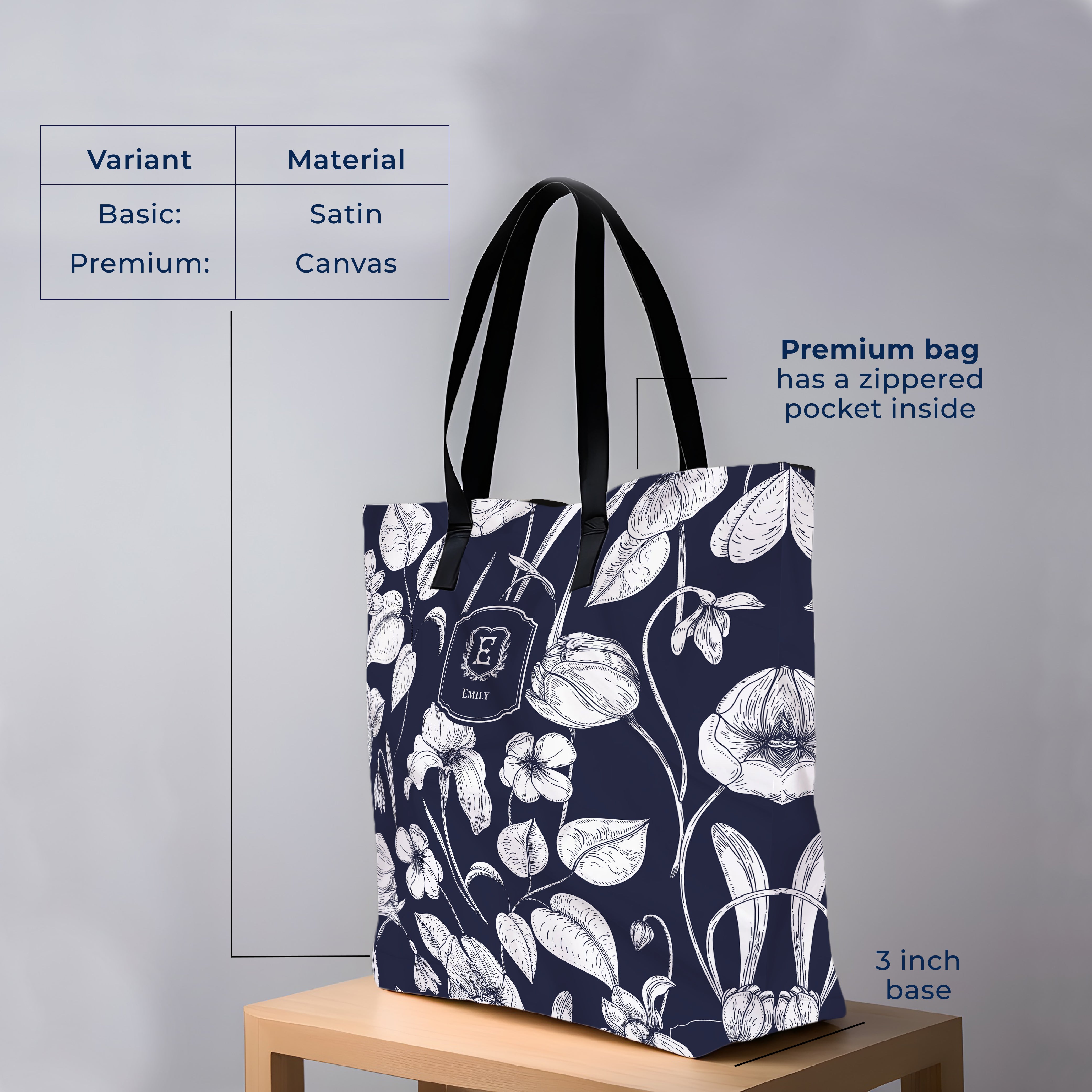 Ink Botanica Tote Bag