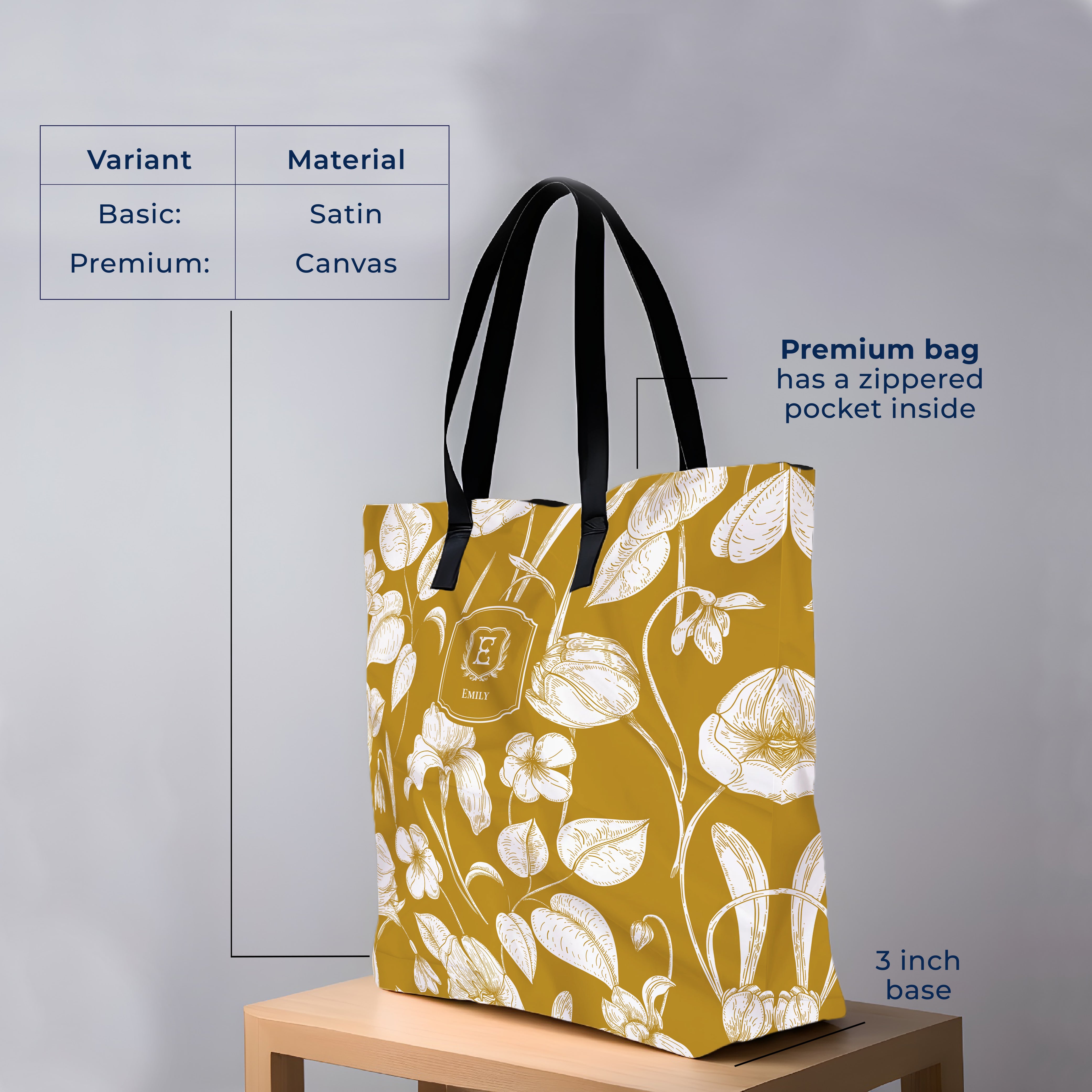 Ink Botanica Tote Bag