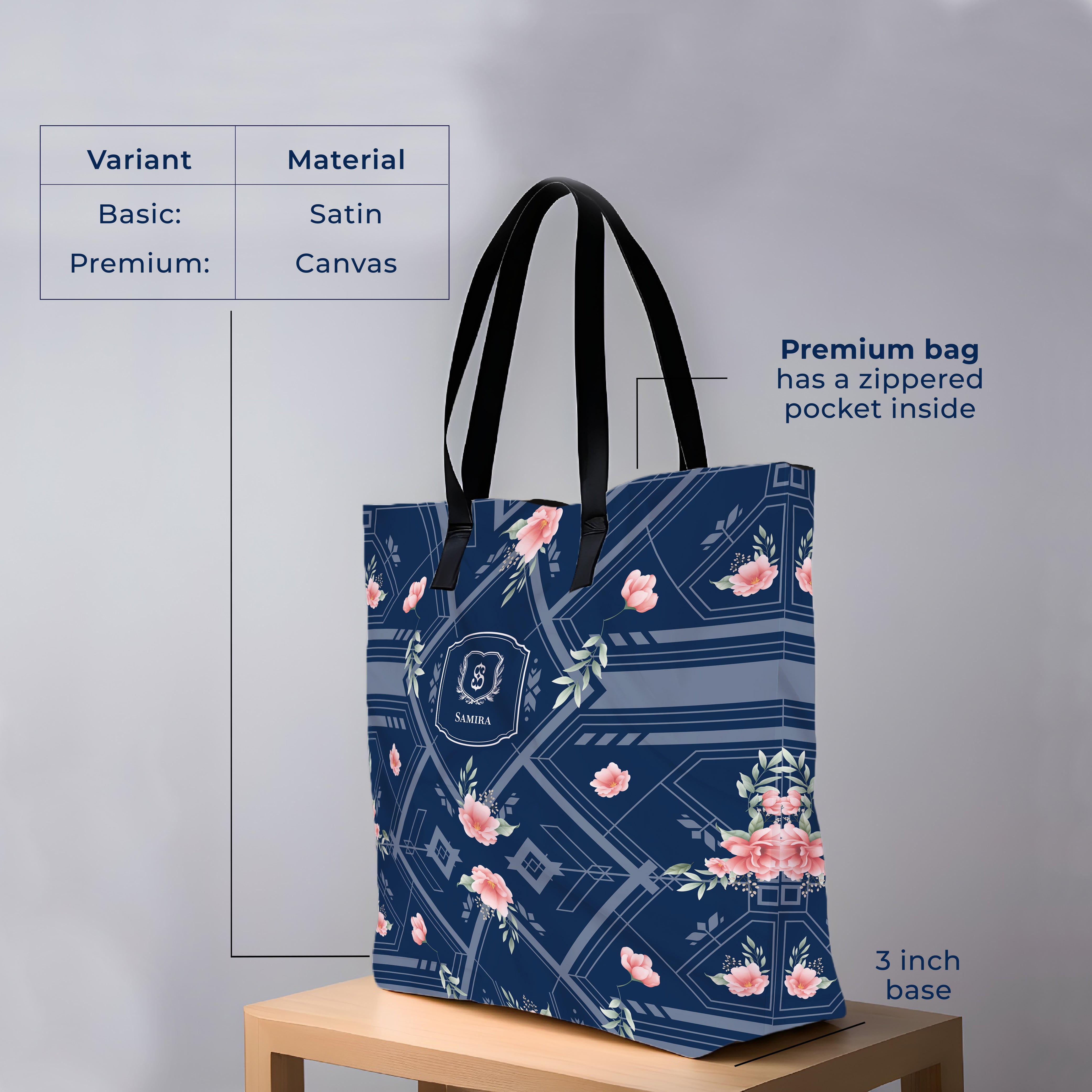 Deco Bloom Tote Bag