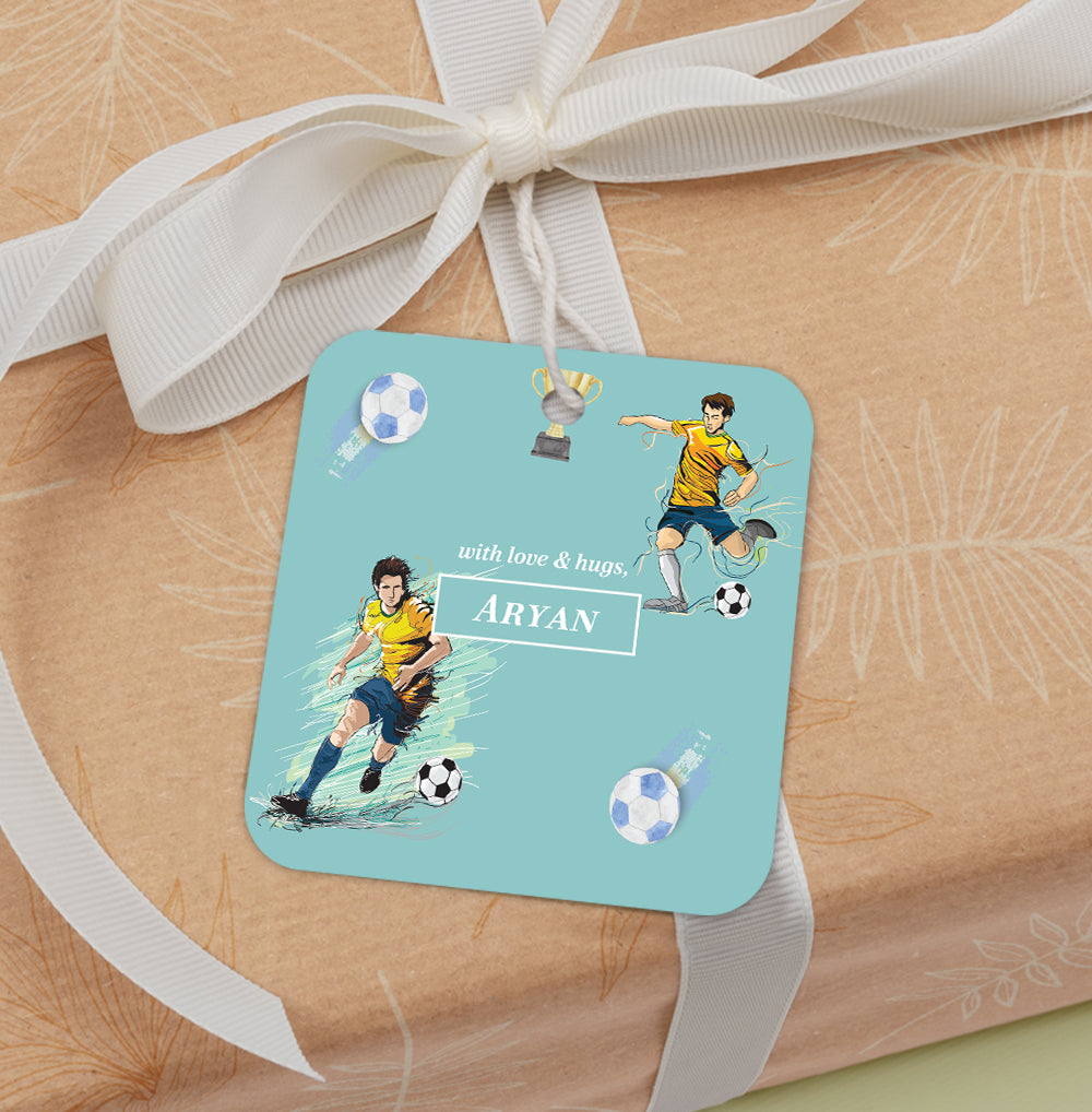 Football Fever Gift Tag (kids)