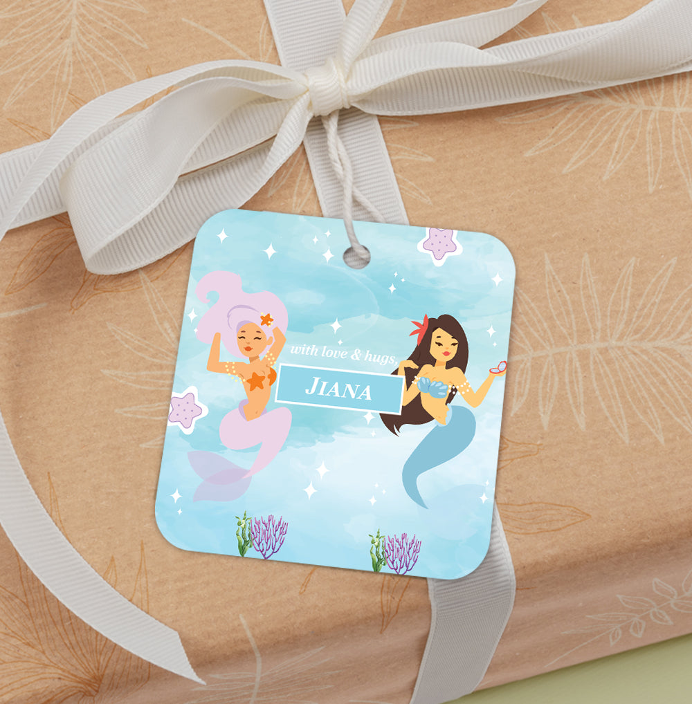 Sassy Mermaid Gift Tag (kids)