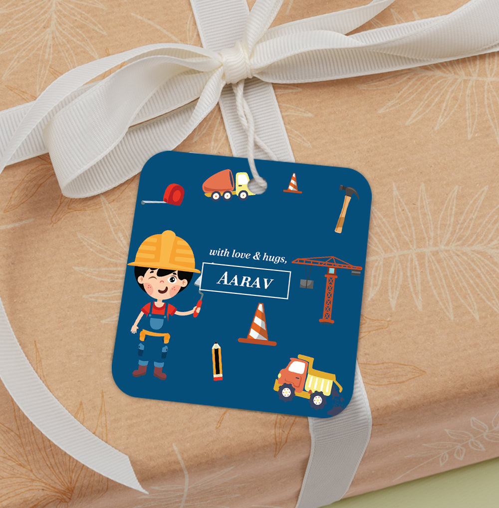 Little Builder Gift Tag (kids)