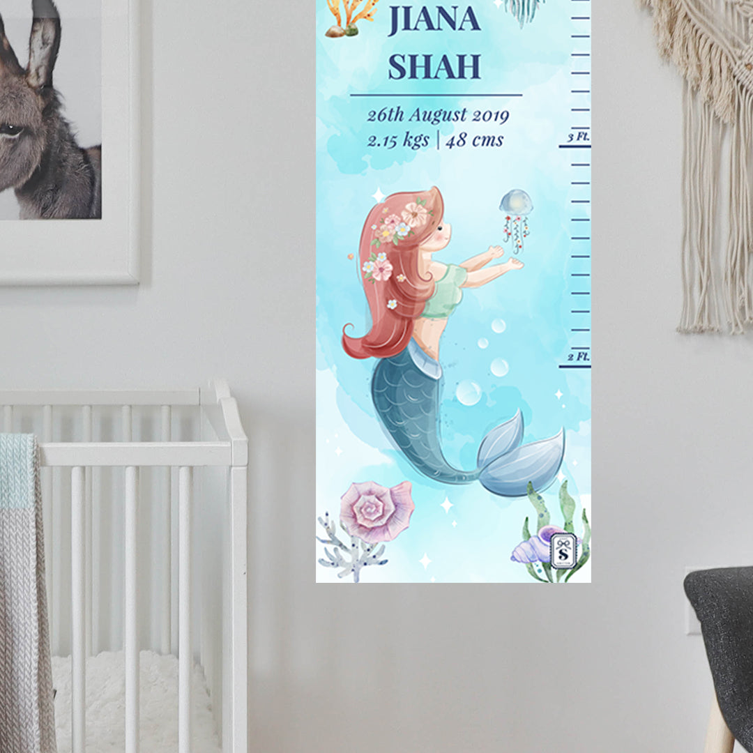 Mermaid Magic Height Chart (kids)