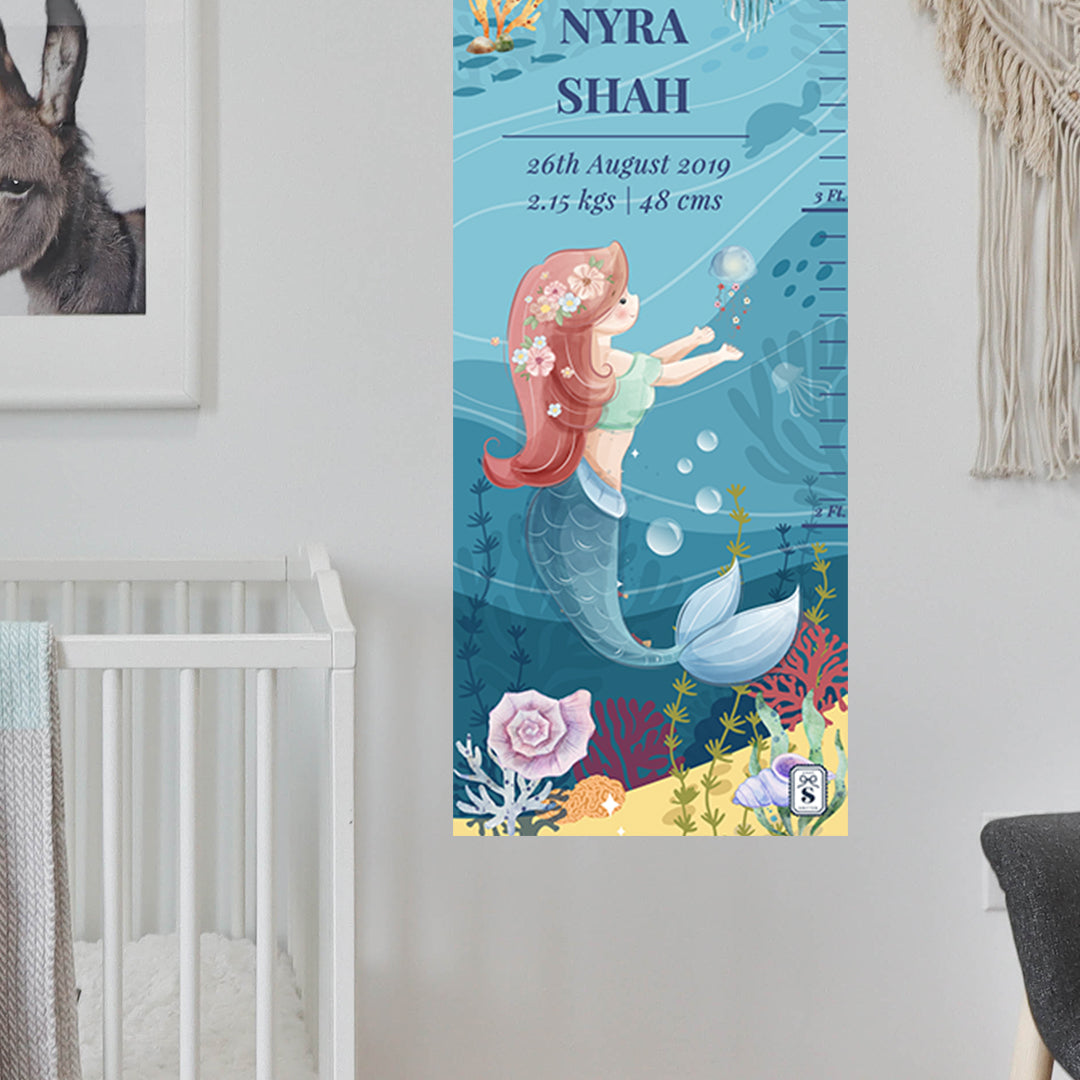 Mermaid Magic Height Chart (kids)