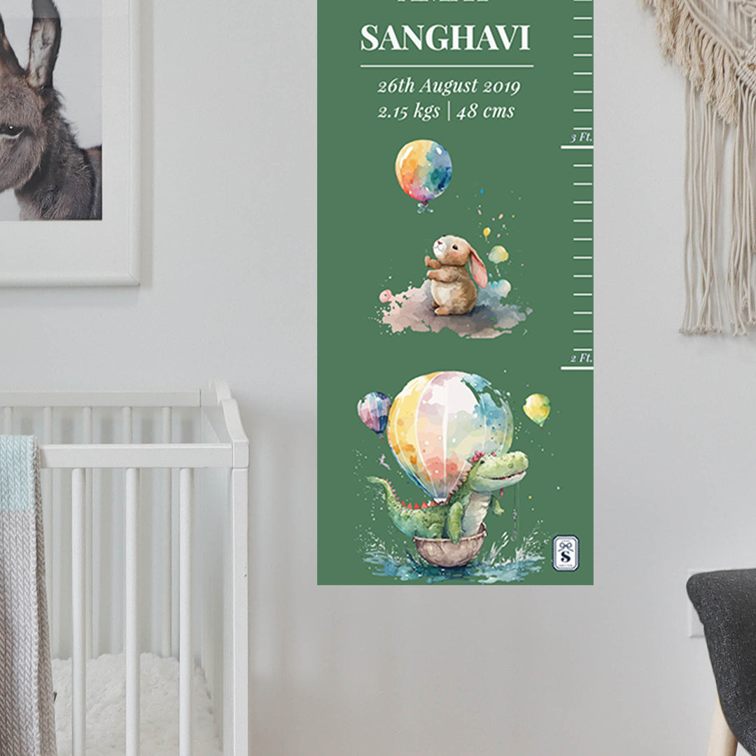 Balloon Safari Height Chart (kids)